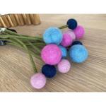 - Vilten bloemen boeket bloemen van vilt - boeket - Fair Trade - handgemaakt (amandelbloesem), enkele bloem: 31cm