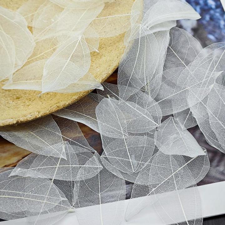 50 stuks kunstbladeren, decoratieve kunstbladeren, slinger, knutselen, droge bladeren, gedroogde bladeren, gebruikt voor doe-het-zelf handwerk, scrapbook, handwerk, kaarten maken, 