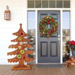 Edelrost decoratie kerstboom massieve bodemplaat handgemaakt kwaliteit Duitsland hoogte 74 cm kerstboom metaal roest dennenboom, kerstdecoratie roest-look, metalen kerstboom groot