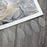 50 stuks kunstbladeren, decoratieve kunstbladeren, slinger, knutselen, droge bladeren, gedroogde bladeren, gebruikt voor doe-het-zelf handwerk, scrapbook, handwerk, kaarten maken, 