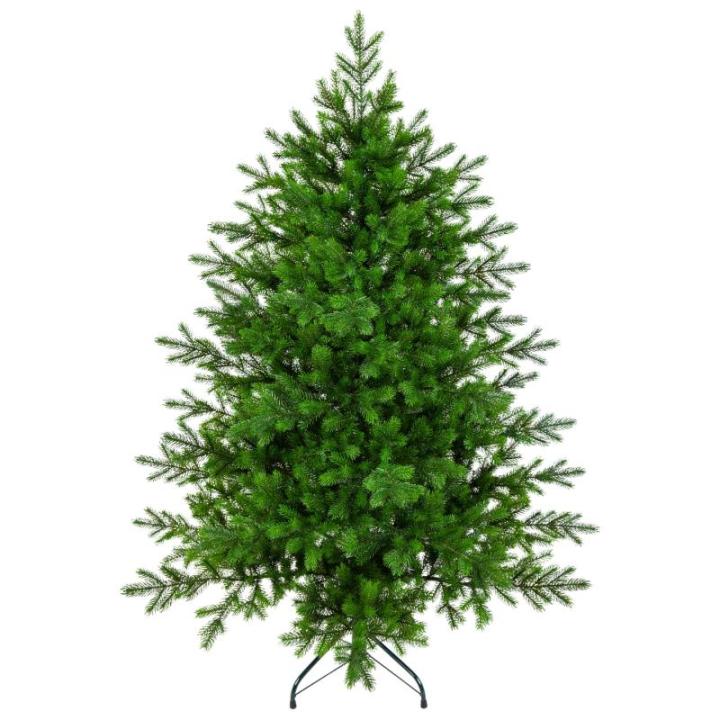 Altair Kunstkerstboom, 155 cm, klassiek groen, 419 takken, 100% PE-punten, inclusief metalen standaard