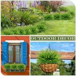 12 stuks kunstvaren, , varenplanten, decoratieve planten, varen, zoals echt groen, voor tafeldecoratie, tuin, vaas, decoratie