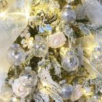 Onbreekbare doorzichtige plastic van 60 mm met glitterschilderij, transparant, doorzichtige kristallen , kerstboomdecoraties (30 stuks, zilver)