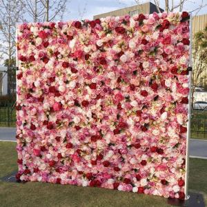 Rosenwand-Simulationshintergrundwand, Hochzeitsdekorationshintergrund-Rosenwand, Für Einkaufszentrum Im Freien Hintergrund Home Party Wedding Backdrop(2.4 * 2.4m/7.8 * 7.8ft)