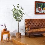 Eucalyptus Kunstplant, 150 cm, eucalyptus, decoratie voor binnen en buiten, moderne decoratie, , plastic planten in pot, voor thuis, slaapkamer, kantoor, tuin (2 stuks)