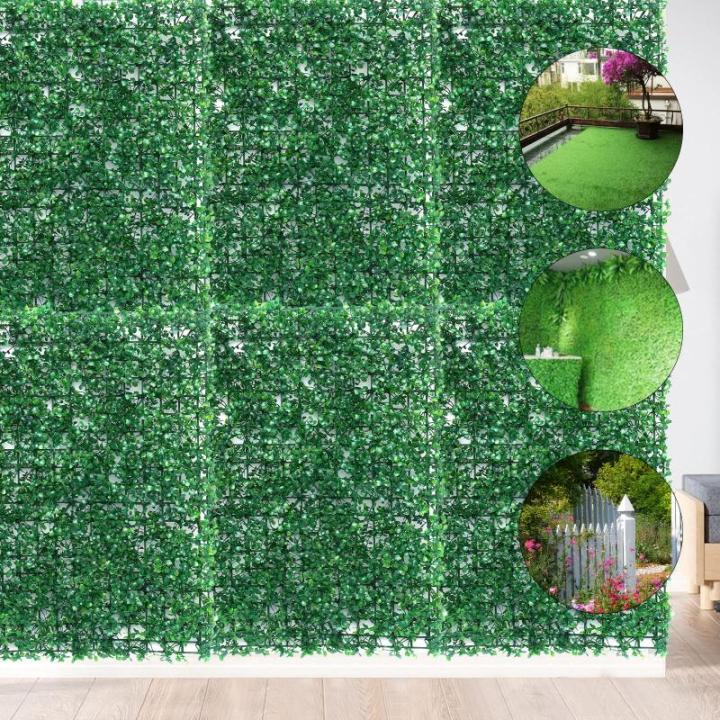 12 stuks kunstheg, plantenwand, tuin, wanddecoratie, imitatie inkijkbescherming voor bruiloftsdecoratie, woonkamer, kerstfeest