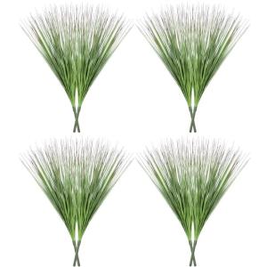 8 stuks , grasbundels, groen, grasplant, siergras, kunstgras, takken, grassenboeketten, decoratief gras voor thuis, tuin, balkon, buiten, binnen, grasrangement (groen, 8)
