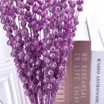 150 Stück Künstliche Weihnachtsbeeren-Picks, Glitzernde Beerenzweige für Winter, Weihnachten, Küche, Party, Tafelaufsatz, Blumendekoration (4)