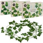 Ivy : 12x klimop slinger – nep plant kamerdecoratie – 200x13cm – 78-80 bladerige nep klimop als kamerdecoratie of balkondecoratie – voor inkijkbescherming – esthetische k