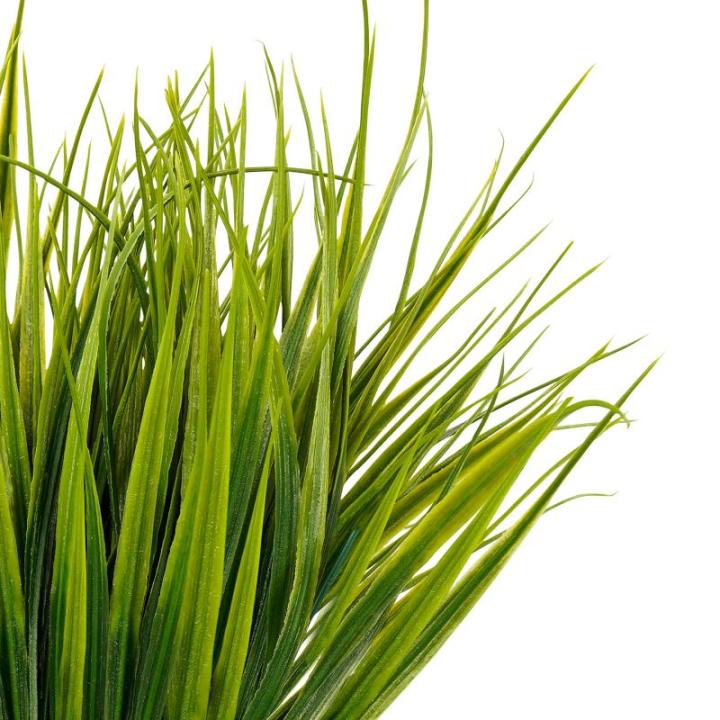 6 Pak Artificieel Plastic Tarwegras Planten – Realistisch Nep Binnen/Buiten Groene Bosjes Voor Huis, Kantoor, Tuin & Keuken – Hangbosjes Voor Huwelijk, Tafel Decor en Veranda