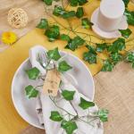 Ivy : 12x klimop slinger – nep plant kamerdecoratie – 200x13cm – 78-80 bladerige nep klimop als kamerdecoratie of balkondecoratie – voor inkijkbescherming – esthetische k