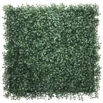 Plantenwand, , wandplanten, 50 x 50 cm, decoratie voor muur/balkon/tuin, donkergroen