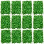 12 stuks kunstheggen, wand, 60 x 40 cm, kunstscherm, achtergrond, plantenwand, klimop, inkijkbescherming voor huis en tuindecoratie