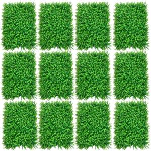 12 stuks kunstheggen, wand, 60 x 40 cm, kunstscherm, achtergrond, plantenwand, klimop, inkijkbescherming voor huis en tuindecoratie