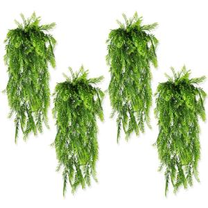 8 stuks , hangende , kunstvarens, kunstplant, hangende groene planten, weerbestendig, balkonplanten voor binnen en buiten, bruiloft, tuin, outdoor decoratie