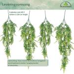 Kunstmatige hangplant, keuze uit afmeting en set, set van 4, 120cm