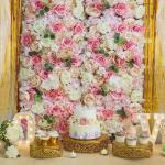 Künstliche Blumenwand, Künstliche Blumenwand Aus Seidenrose, Verwendet Für Hochzeiten, Rayon-Blumenwand, Verwendet Für Partys, Kirchenwände, Bühnenhintergrund(D,3m*3m)