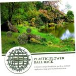 10 STK Kunststoff Blumen kugelst änder Kunstpflanze grüner Kugelrahmen Blumenband künstliche blüten Artificial künstliche Blumen Blumenkugelgestelle Grasballrahmen Plastik