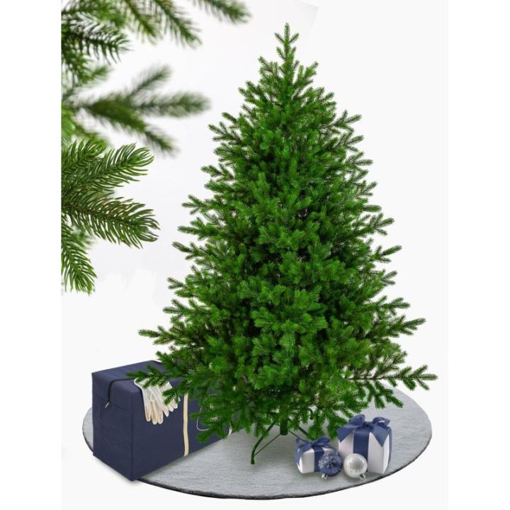 - Altair 185 cm, hoogwaardige kunstkerstboom, eenvoudig te monteren, prachtige boomtoppen van 100% PE, zeer natuurlijk uitziende boom