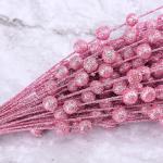 150 Stück Künstliche Weihnachtsbeeren-Picks, Glitzernde Beerenzweige für Winter, Weihnachten, Küche, Party, Tafelaufsatz, Blumendekoration (3)