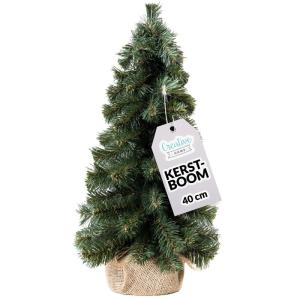 Kunstmatige Xmas Tree | Size 40 cm | Miniatuur kleine kegel | voor tabel Desk Office | Indoor Outdoor | DIY Decoratie Gift