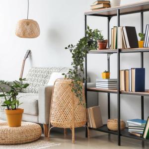 kunstplant hangplant met pot, set van 2, namaakplanten, realistische nepplanten, HxØ: 60 x 20 cm, groen/zwart
