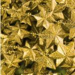 Slinger met sterren - Kerstslinger - Sterrenslinger voor kerstdecoratie - Kerstdecoratie voor kerstboom - 500 cm (Set02 - goudkleurig/sterren)