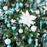 Kunstkerstboom, 250 cm, diamantgrenen met kunstschaar, kunstkerstboom