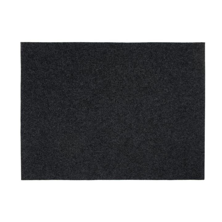 Pemba Grastapijt kunstgras, donkergrijs, hoogte: 6 mm, kunstgrastapijt met noppen, weerbestendig, sneldrogend, outdoor, balkon, terras en tuin, 100 x 870 cm