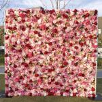 Rosenwand-Simulationshintergrundwand, Hochzeitsdekorationshintergrund-Rosenwand, Für Einkaufszentrum Im Freien Hintergrund Home Party Wedding Backdrop(2.4 * 2.4m/7.8 * 7.8ft)