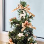 Kunstmatige Xmas Tree | Size 40 cm | Miniatuur kleine kegel | voor tabel Desk Office | Indoor Outdoor | DIY Decoratie Gift