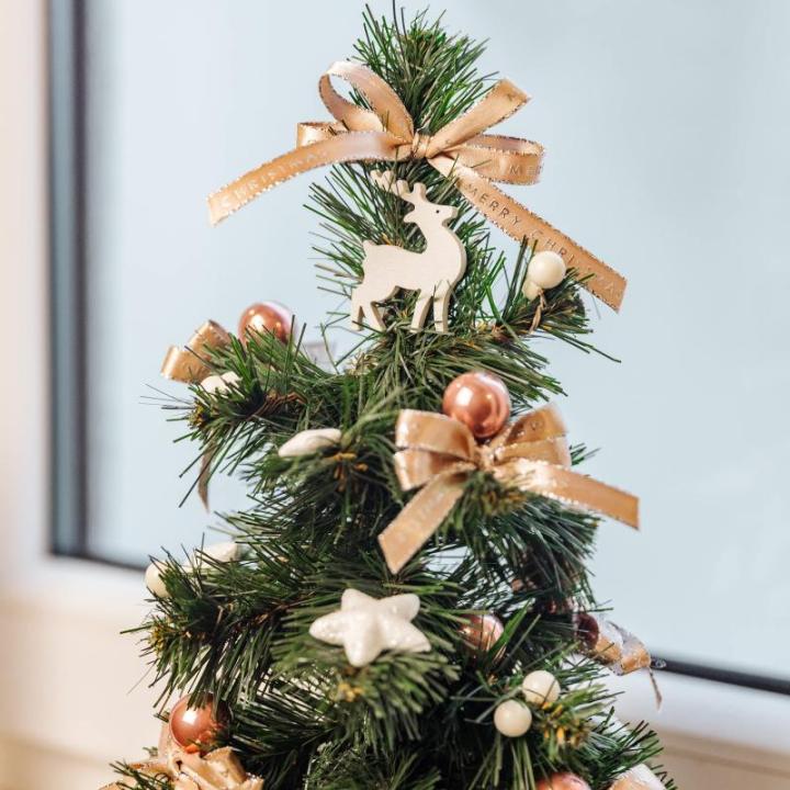 Kunstmatige Xmas Tree | Size 40 cm | Miniatuur kleine kegel | voor tabel Desk Office | Indoor Outdoor | DIY Decoratie Gift