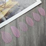 50 stuks kunstbladeren, decoratieve kunstbladeren, slinger, knutselen, droge bladeren, gedroogde vellen, gebruikt voor doe-het-zelf handwerk, scrapbook, handwerk, kaarten maken (ro