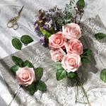 Kunstrozen, 20 stuks , decoratieve bloemen, schuimrozen, decoratie, voor verjaardagsdecoratie, bruiloftsdecoratie, feestdecoratie, roze