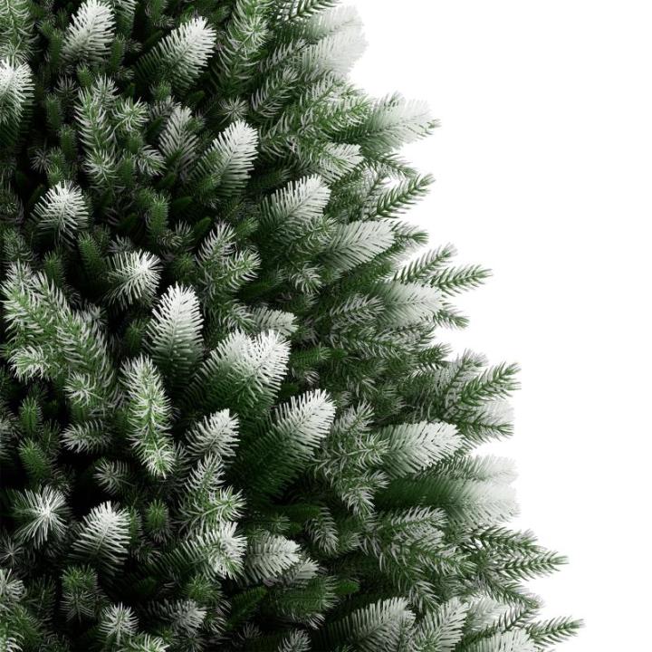 Künstlicher Weihnachtsbaum 150cm, Tannenbaum mit Holzständer, PVC+PE Christbaum Weihnachtsbaum inkl. 500 Spitzen, für Weihnachtsdeko Mehrweg