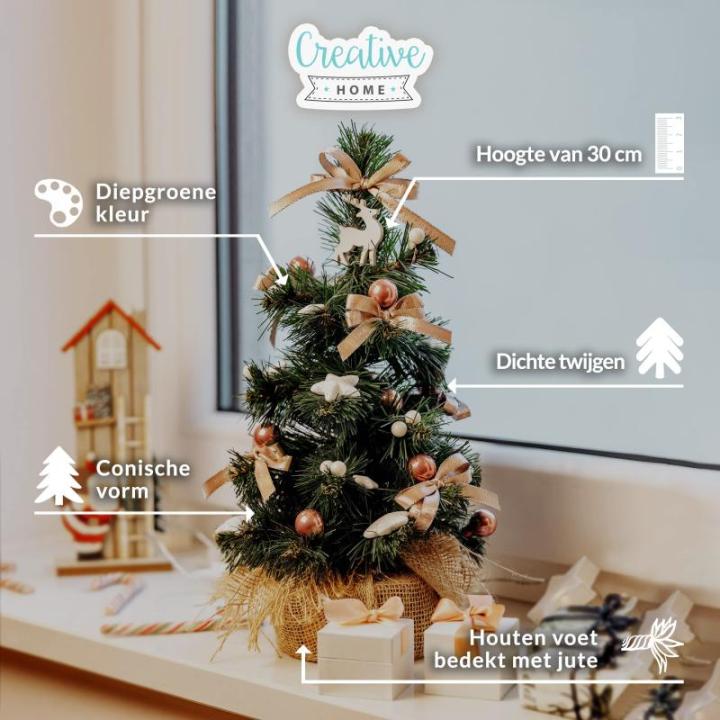 Kunstmatige Xmas Tree | Size 30 cm | Miniatuur kleine kegel | voor tabel Desk Office | Indoor Outdoor | DIY Decoratie Gift