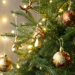 70st 3-10cm gouden koper, kerstboom hangende decoratie, kerstboom ster ornament, huis vormige kraftpapier geschenkdoos