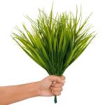 6 Pak Artificieel Plastic Tarwegras Planten – Realistisch Nep Binnen/Buiten Groene Bosjes Voor Huis, Kantoor, Tuin & Keuken – Hangbosjes Voor Huwelijk, Tafel Decor en Veranda