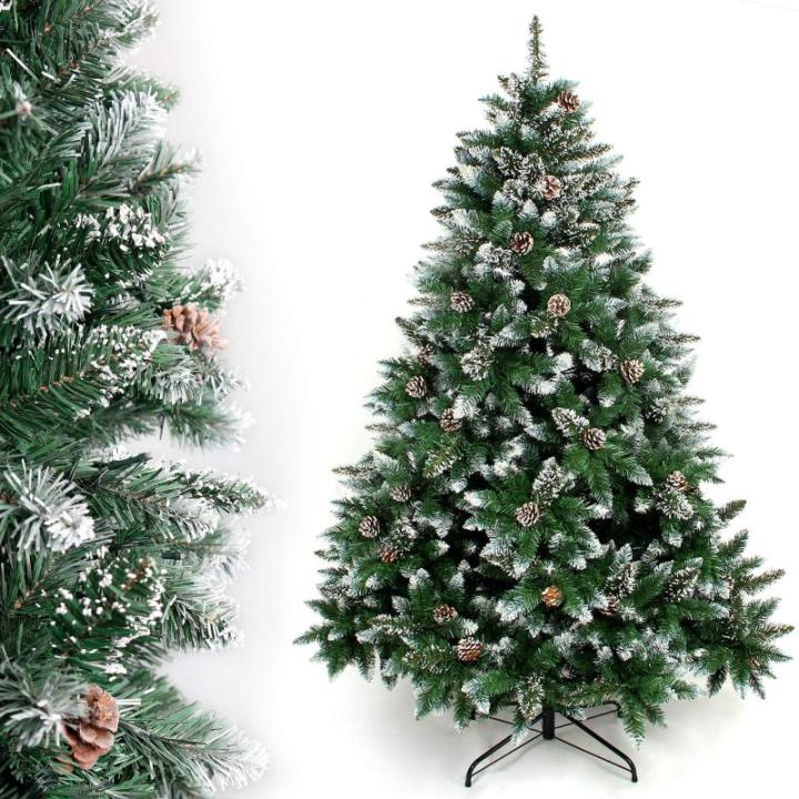 Kerstboom met standaard, 120 tot 240 cm, kerstdecoratie, 180cm