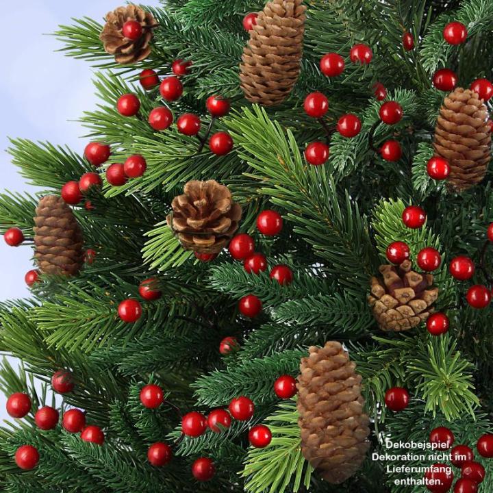 Kerstboom Luxe 210 cm medium groen/douglas Kunstkerstboom PE/PVC Mix Kunstmatige Dennenboom
