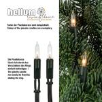 839012 Lichtsnoer voor , 100, 14,85 m, kerstverlichting, mini-lichtketting voor ramen, kerstdecoratie, kaarsen lichtketting met stekker, lichtsnoer, stopcontact, kabel wit