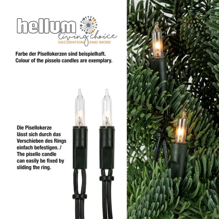 839012 Lichtsnoer voor , 100, 14,85 m, kerstverlichting, mini-lichtketting voor ramen, kerstdecoratie, kaarsen lichtketting met stekker, lichtsnoer, stopcontact, kabel wit