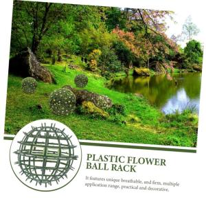 20 STK Kunststoff Blumen Kugelst Änder Pflanzengestell Formschnittball Pflanzen Grasballrahmen Rahmen Für Blumenarrangements Selber Machen Zubehör Für Blumenarrangements Plasti