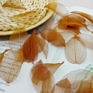 50 stuks kunstbladeren, decoratieve kunstbladeren, slinger, knutselen, droge bladeren, gedroogde bladeren, gebruikt voor doe-het-zelf handwerk, scrapbook, handwerk, kaarten maken (