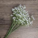 Gypsophila , 7 stuks, wit, Gypsophila, , kunstplanten, doe-het-zelf voor bruiloft, bruidsboeket, bloemstuk, hotel, woonkamer, feestdecoratie