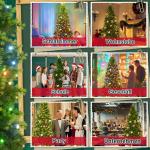 Kunstkerstboom van 210 cm met 350 RGB ledverlichting, premium dennenboom, kunstkerstboom van kunstkerstboom van PE en pvc, met metalen standaard, 1060 takpunten, snel op te bouwen 
