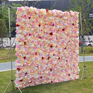 Hydrangea Rose Stil 5D Stoff Hintergrund Blumenwand, Künstliche Blumenwand Hintergrundwand, Verwendet Für Hochzeitsrequisiten, Hochzeitsarrangements, Fensterdekoration In Einkauf