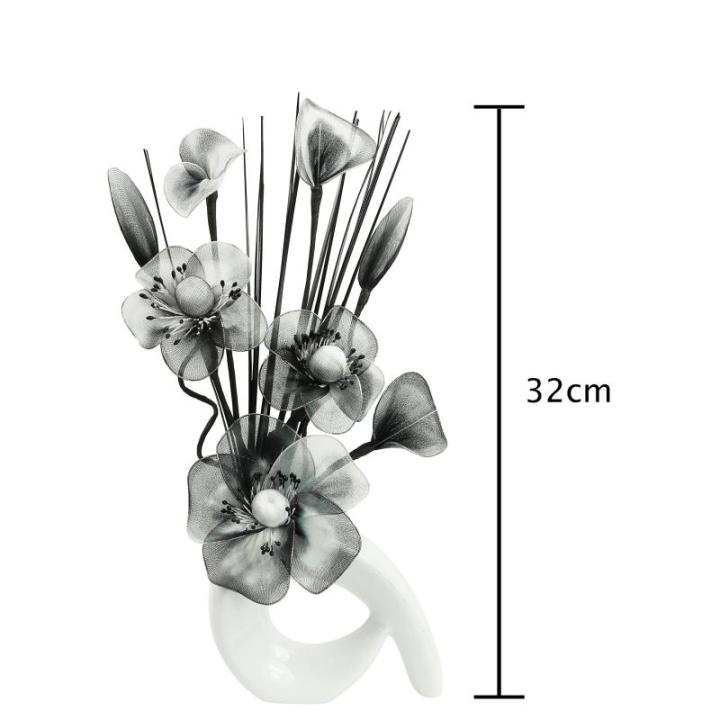 kunstbloemen in pot decoratie woning modern decoratie woonkamer, cadeau, 32cm,, 32cm