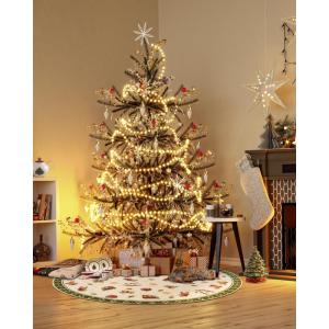 Design tapijt Nostalgic rond - Toy's Delight - kerstboomdeken, kerstboom en kerstboom voor woonkamer, slaapkamer, eetkamer, hal - groen, meerkleurig, 150 cm
