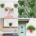Plastic Artificiele Faux Hang Krul Varens Planten (6pak) – Buiten/Binnen Nep Groene Varens Voor Huis, Tuin, Muur Mand, Bosjes/Struiken, Huwelijks Guirlande en Kantoor Decor